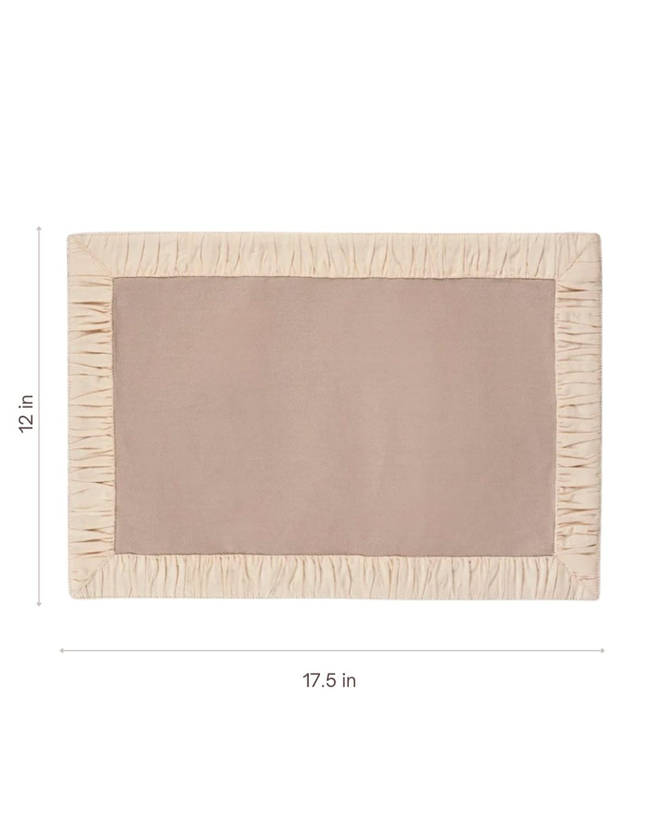 Beige Drape Placemat