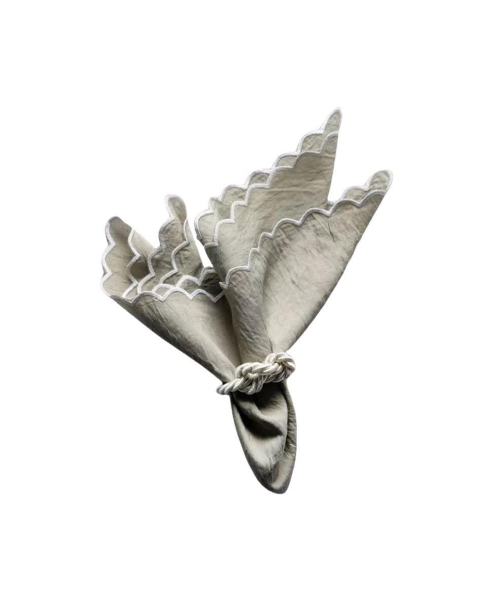 Scallop Mist Napkin