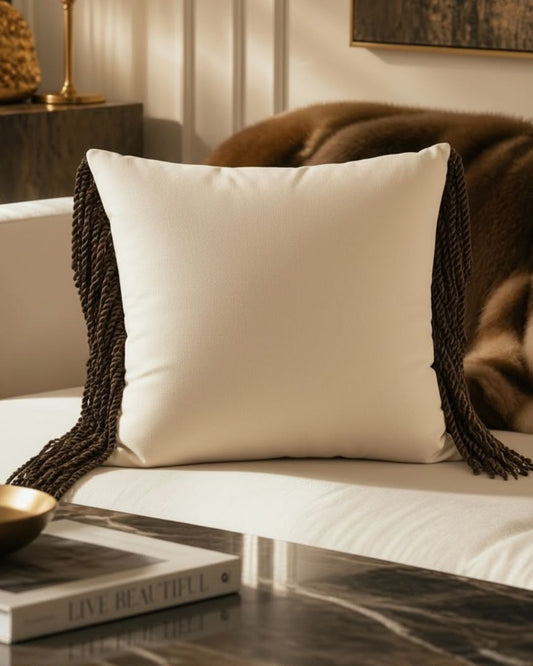 Fringe Frame Cushion Cover