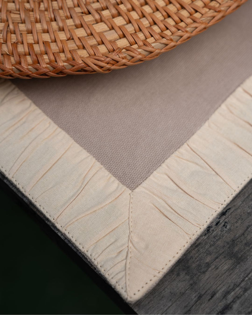 Beige Drape Placemat