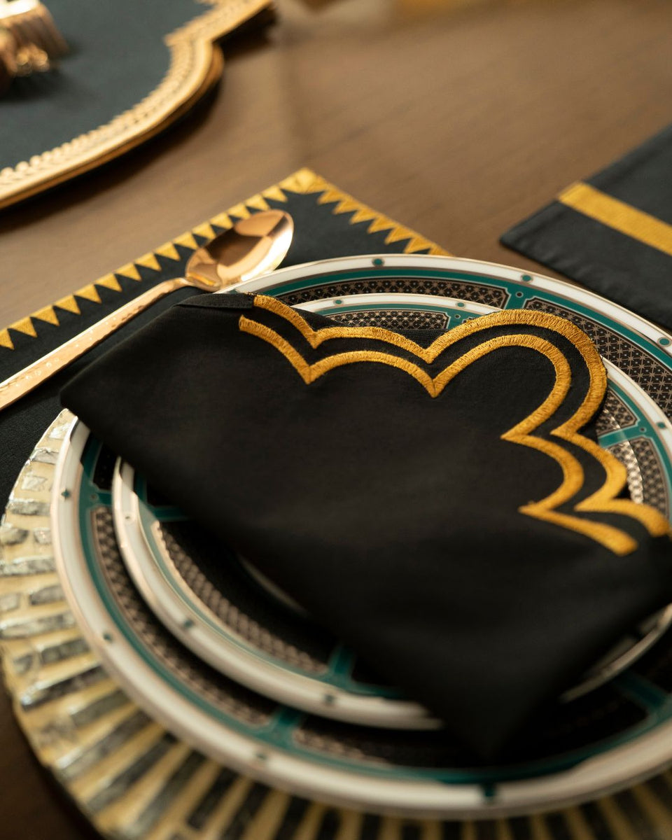 Black Regal Mist Napkin