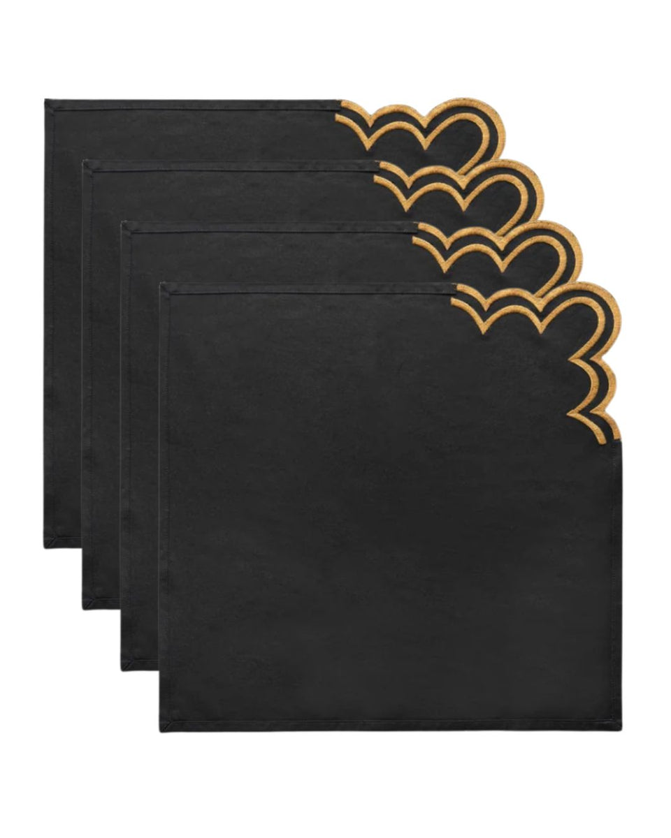 Black Regal Mist Napkin