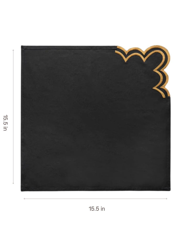 Black Regal Mist Napkin