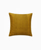 Golden Pleat Cushion Cover