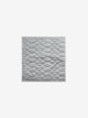 Grey Quilted Waves Accent Sham Covers