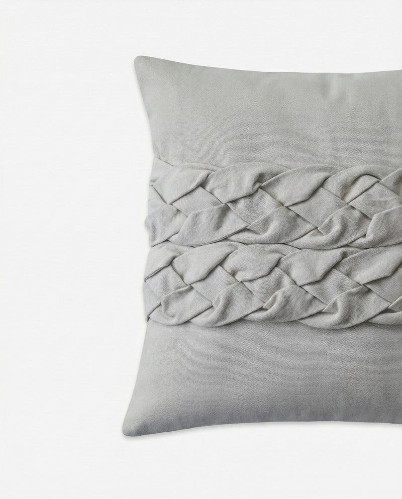 Ivory Braid Cushion Cover