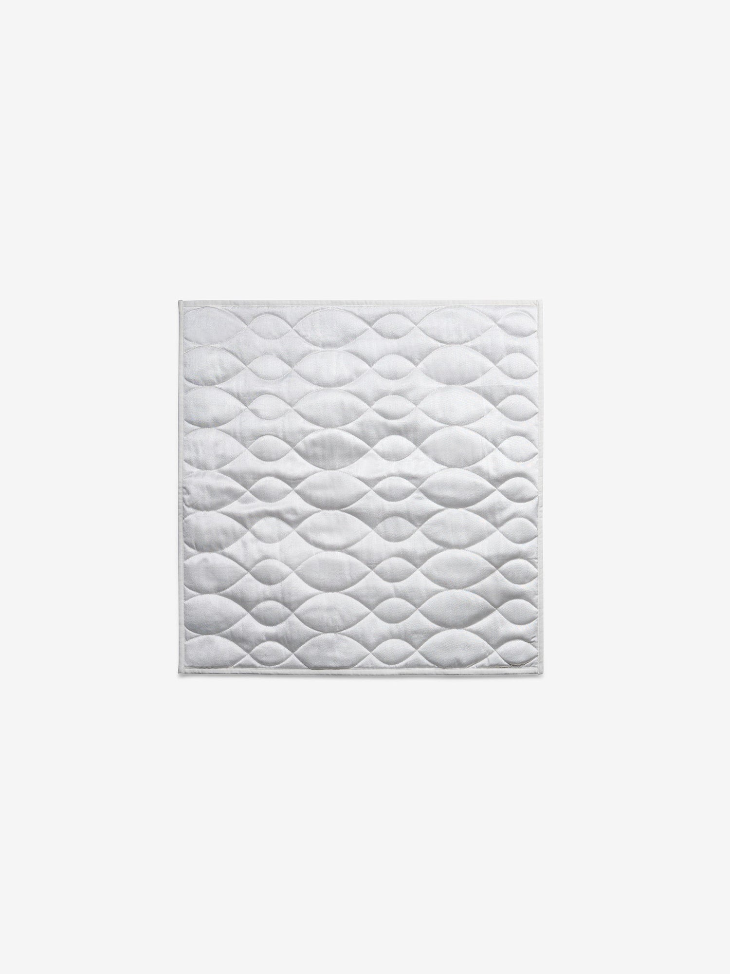 Ivory Quilted Waves Accent Sham Covers