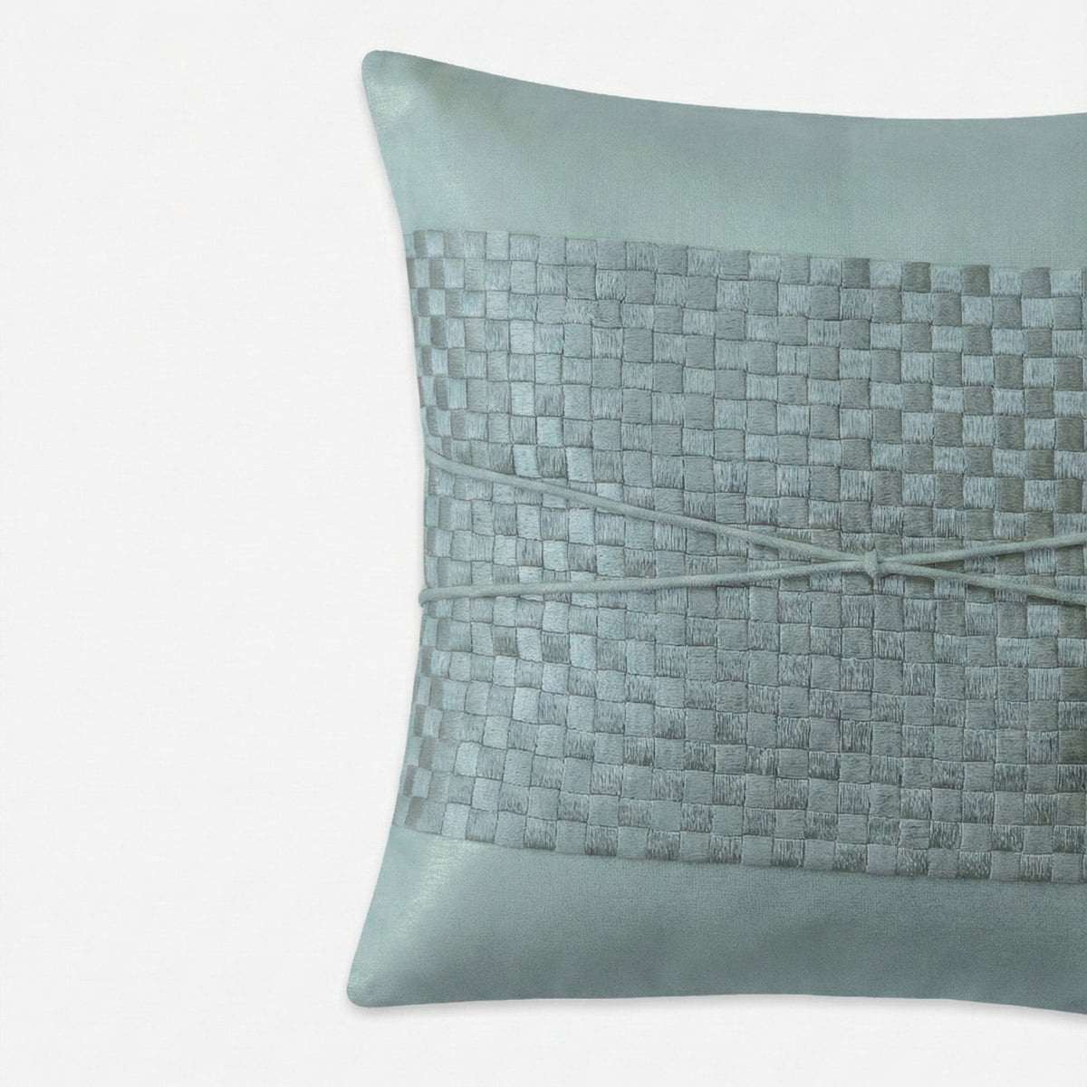 Loomed Pleat Cushion Cover