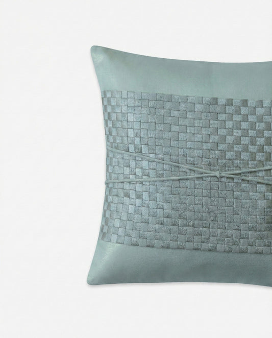 Loomed Pleat Cushion Cover