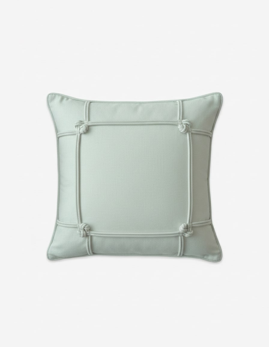 Quiet Knotwork Cushion Cover