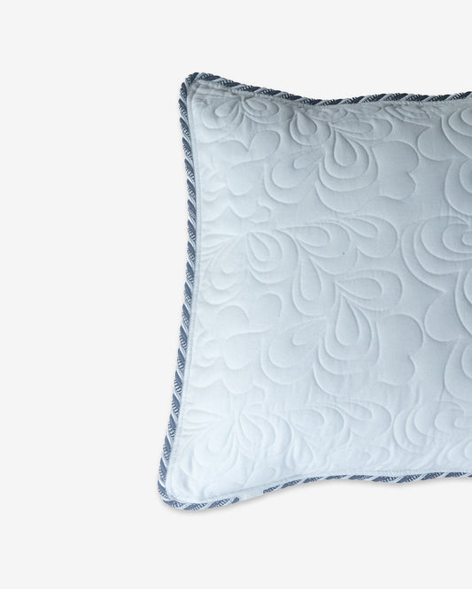 White Flow Cushion Cover